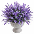 Lavanda Artificial en Maceta Decorativa, 40 cm, Lila/Púrpura